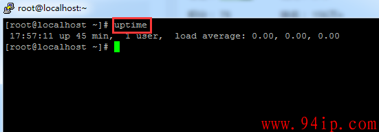 centos uptime命令详解