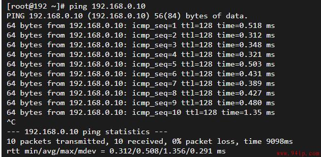 linux怎么停止ping命令