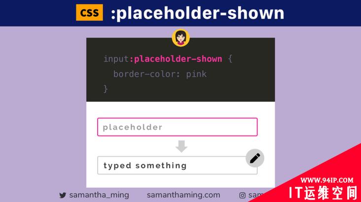 CSS中什么是:placeholder-shown？如何工作？有什么用？ css placeholder样式