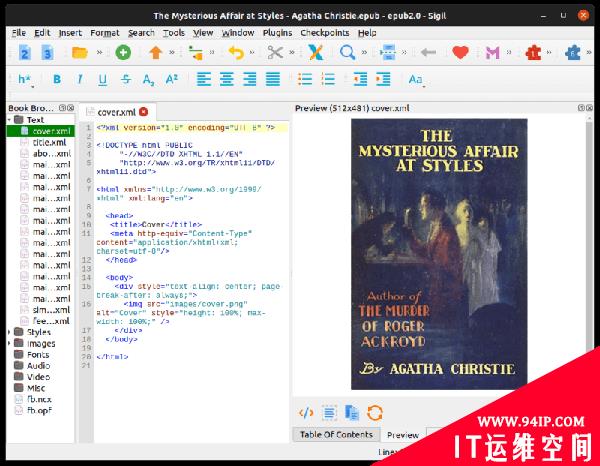 用 Sigil 在 Linux 上创建和编辑 EPUB 文件