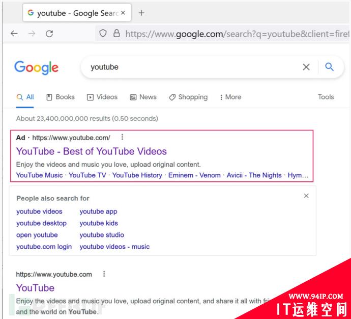 诈骗者正利用虚假的YouTube谷歌搜索结果行骗