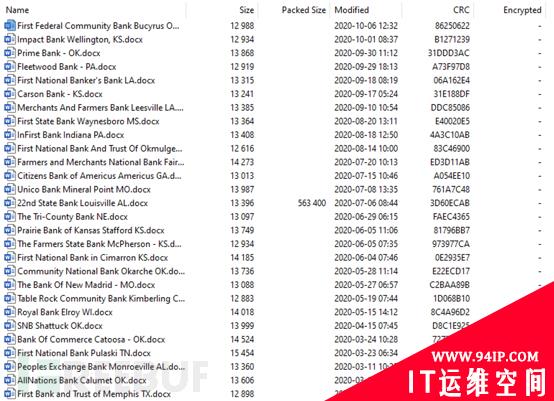 美国银行系统公司被勒索软件窃取数据53GB